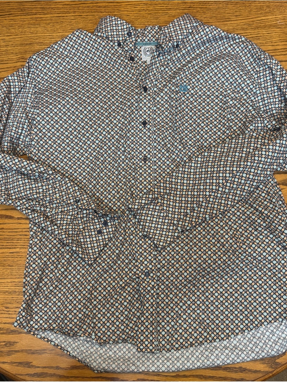 Men's Cinch Patterned Button-Up